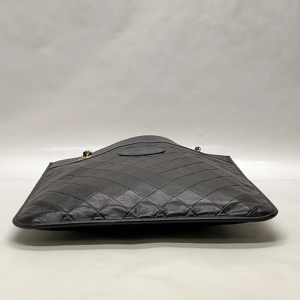 Chanel Black Lamb Skin Hand Bag - Picture 5 of 9